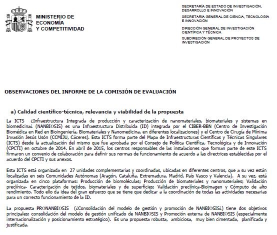 Nanbiosis-concesión Redes